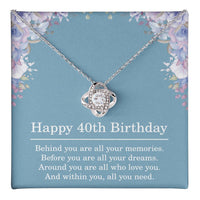 Load image into Gallery viewer, Regalo Para Mujer De 40 Años - 40th Birthday Gifts for Women - Best Friend Necklace for Her
