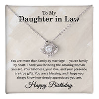 Load image into Gallery viewer, Birthday Gifts for Daughter in Law Adult - To My Daughter-in-Law Necklace
