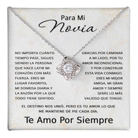 Load image into Gallery viewer, Regalo Para Novia Cumpleaños, Regalo De Aniversario Romántico en Español - Collar Love Knot
