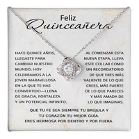Load image into Gallery viewer, Regalo de Quinceañera - Collar de Cruz Personalizado - Joyería para 15 Años de Papá y Mamá
