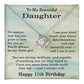 11th Birthday Gifts for Daughter - 11th Birthday Necklace for Daughter - Birthday Gift Ideas for 11 Year Old Daughter