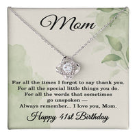 Load image into Gallery viewer, 41st Birthday Gifts for Mom - Mom Necklace for Women

