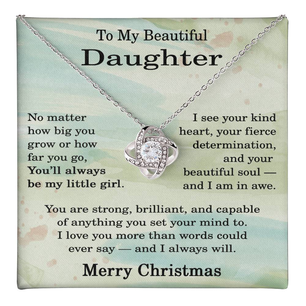 Christmas Necklace for Daughter from Mom and Dad