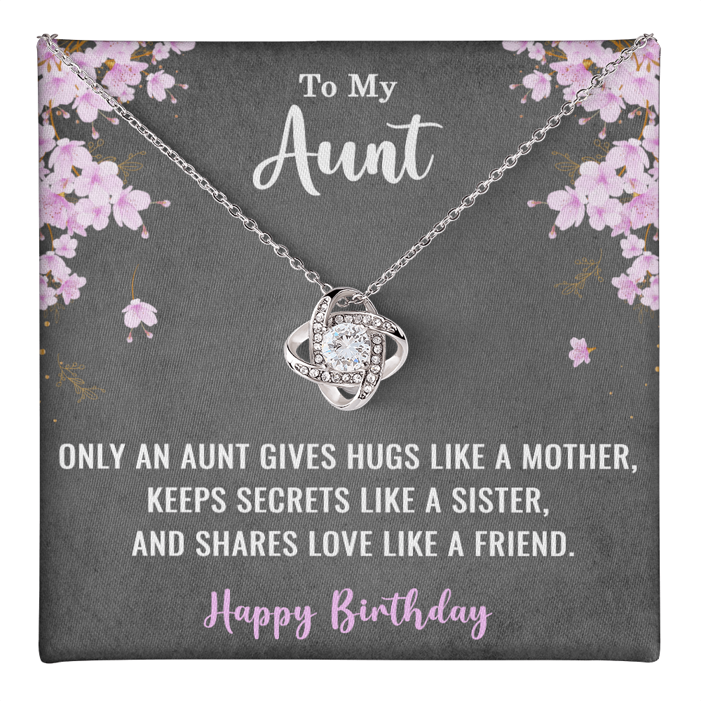 Birthday Gift from Aunt - Birthday Gift for Auntie from Niece and Nephew - Aunty Birthday Jewelry - To My Aunt Necklace