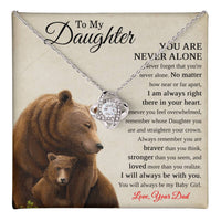 Load image into Gallery viewer, To My Daughter Necklace from Dad
