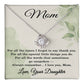 Mom Necklace from Daughter - Mom Birthday Gift from Daughter - Jewelry for Mothers from Daughter