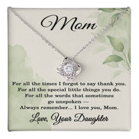 Load image into Gallery viewer, Mom Gifts from Daughters - To My Mom Necklace from Daughter

