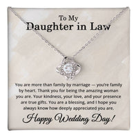 Load image into Gallery viewer, To My Daughter in Law on Her Wedding Day
