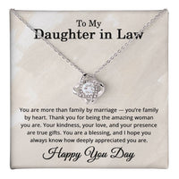 Load image into Gallery viewer, Happy You Day Gifts for Daughter in Law - Birthday Jewelry for Daughter-in-Law Adult
