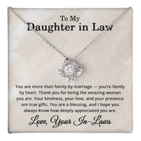 Load image into Gallery viewer, Daughter in Law Gifts from Mother in Law and Father in Law
