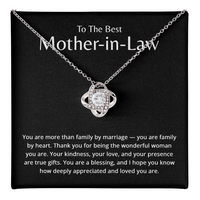 Load image into Gallery viewer, Mother-in-law Gifts - To The Best Mother in Law Necklace
