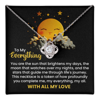 Load image into Gallery viewer, To My Everything Necklace – Romantic Gift for Her with Heartfelt Message Card
