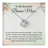 Load image into Gallery viewer, To My Beautiful Bonus Mom Necklace
