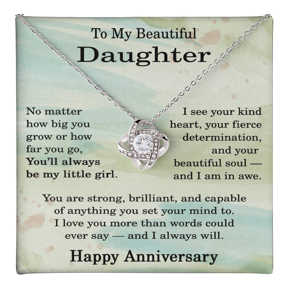 Anniversary Necklace for Daughter