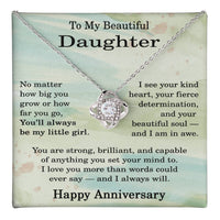 Load image into Gallery viewer, Anniversary Jewelry for Daughter from Mom and Dad - Anniversary Necklace for Daughter
