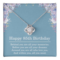 Load image into Gallery viewer, 85th Birthday Gifts for Women Best Friend Gift for Her 85 Year Old Birthday Necklace
