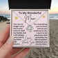 To My Mom Necklace from Son – Love Knot Pendant for Christmas, Valentine’s Day, or Mother’s Day – I Will Always Carry You in My Heart and Prayers
