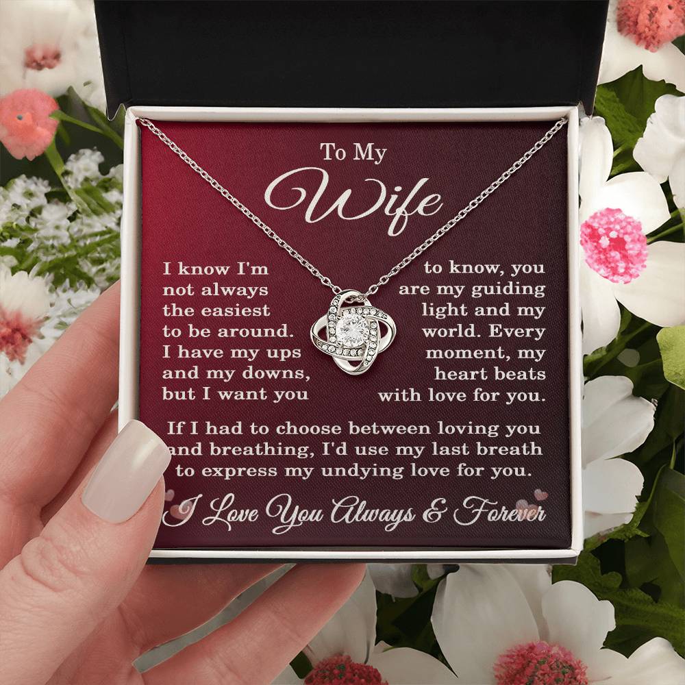 To My Wife Necklace from Husband