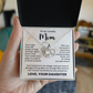 To My Loving Mom Necklace, To My Mom Gift from Daughter, Mother's Day Gift Ideas