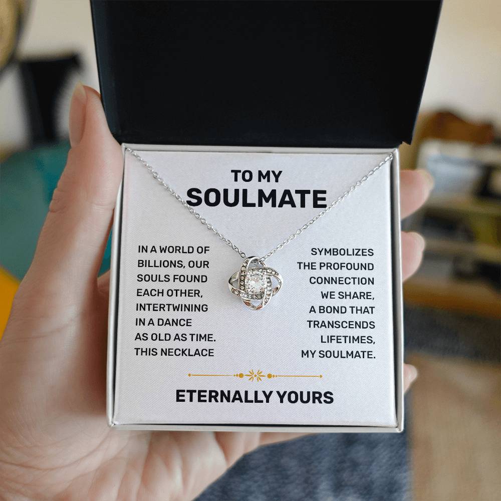 To My Soulmate Necklace for Women Wedding Day Gift for Bride from Groom