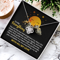 Load image into Gallery viewer, To My Everything Necklace – Romantic Gift for Her with Heartfelt Message Card
