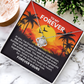 To My Forever Necklace for Wife – Romantic Valentine's Day Gift for Women, Bride Gift from Groom, Anniversary Jewelry with Inspirational Quote for Her – Perfect Gift for Wife from Husband