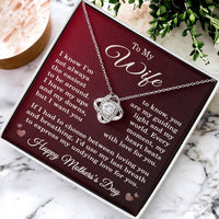 Load image into Gallery viewer, To My Wife Mother’s Day Necklace with Message Card – Romantic Pendant Gift for Wife

