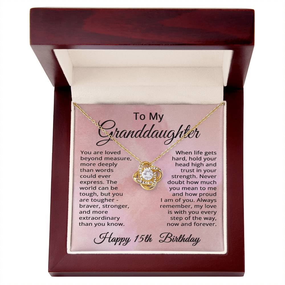 15th Birthday Gifts for Granddaughter Happy 15th Birthday Necklace Jewelry 15 Years Old Birthday Gift