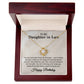 Birthday Gifts for Daughter in Law Adult - To My Daughter-in-Law Necklace