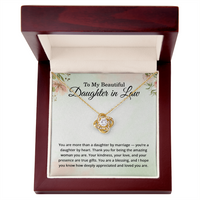 Load image into Gallery viewer, Daughter in Law Gifts - To My Beautiful Daughter in Law Necklace Jewelry for Her
