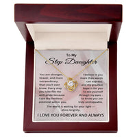 Load image into Gallery viewer, To My Step Daughter Necklace - Stepdaughter Gifts from Stepdad - Step Daughter Gifts from Stepmom
