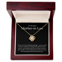 Load image into Gallery viewer, Mother-in-law Gifts - To The Best Mother in Law Necklace
