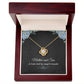 Mother’s Day Gift from Son – Mother Necklace from Son for Birthday or Christmas – A Link Tied by Angels Hands