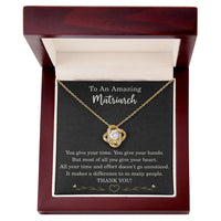 Load image into Gallery viewer, To An Amazing Matriarch Necklace – Meaningful Gift for Matriarch – Heartfelt Thank You Gift for Family Elder
