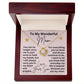 To My Mom Necklace from Son – Love Knot Pendant for Christmas, Valentine’s Day, or Mother’s Day – I Will Always Carry You in My Heart and Prayers