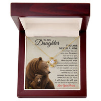 Load image into Gallery viewer, To My Daughter Necklace from Parents Love Knot Necklace
