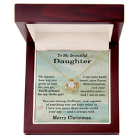 Load image into Gallery viewer, Christmas Gifts for Daughters Adult - To My Daughter Necklace for Christmas from Mom
