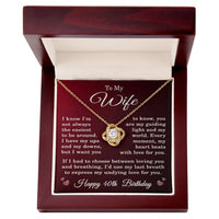 Load image into Gallery viewer, 40th Birthday Gifts for Wife - To My Wife Necklace
