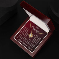Load image into Gallery viewer, Valentine's Day Necklace for Wife, Love Knot Jewelry from Husband with Box
