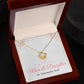 Mom Love Knot Necklace – Mother’s Day, Birthday, or Christmas Gift from Daughter – Mother and Daughter Pendant for an Unbreakable Bond