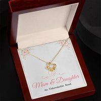Load image into Gallery viewer, Mom Love Knot Necklace – Mothers Day Jewelry from Daughter - Christmas Gifts for Mom ShineOn Fulfillment
