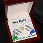 First Time Mom Necklace – New Mom Gift for Christmas or Mother’s Day – May Your Journey Be Full of Laughter, Happiness, and Love
