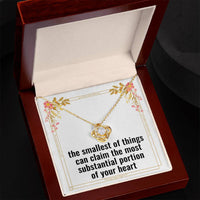 Load image into Gallery viewer, New Mom Gift – Love Knot Necklace for New Mother with Heartfelt Message Card, Baby Shower Gift ShineOn Fulfillment

