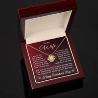 Load image into Gallery viewer, Valentine's Day Necklace for Wife, Love Knot Jewelry from Husband with Box
