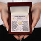 To My Mom Necklace from Son – Love Knot Pendant for Christmas, Valentine’s Day, or Mother’s Day – I Will Always Carry You in My Heart and Prayers