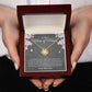 To the Mom of Moms Necklace from Son with Message Card, Sentimental Love Knot Gift for Mom