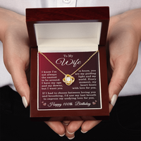 Load image into Gallery viewer, 100th Birthday Gifts for Wife - To My Wife Necklace
