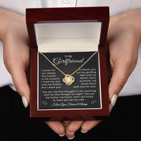 Load image into Gallery viewer, To My Girlfriend Necklace for Women, Jewelry for Birthday, Christmas, Valentine's Day, or Anniversary - Love Knot Pendant
