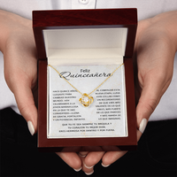Load image into Gallery viewer, Regalo de Quinceañera - Collar de Cruz Personalizado - Joyería para 15 Años de Papá y Mamá
