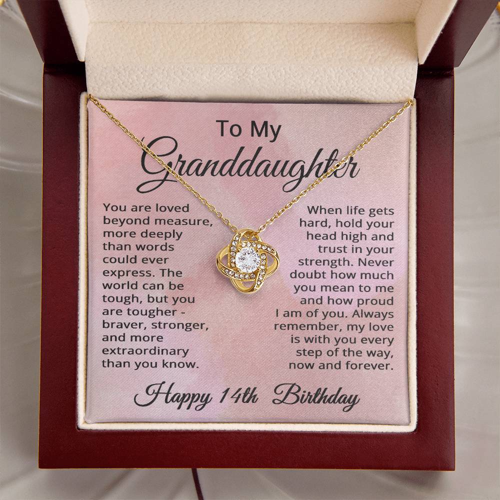 14th Birthday Gifts for Granddaughter Happy 14th Birthday Necklace Jewelry 14 Years Old Birthday Gift